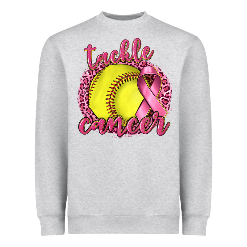 Tackle Cancer Softball Heavyweight Sweatshirt by texasbilliewilder | Teevron