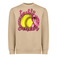 Mushroom Tackle Cancer Softball Heavyweight Sweatshirt - texasbilliewilder