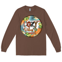 Chestnut cozy vibes earrings Long Sleeve Tee - BundleAndBundleShop