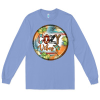 Colony Blue cozy vibes earrings Long Sleeve Tee - BundleAndBundleShop