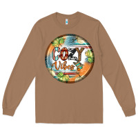 Toasted Coconut cozy vibes earrings Long Sleeve Tee - BundleAndBundleShop