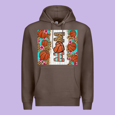 Basketball Mom Premium Hoodie Designed By Lillyallendesigns
