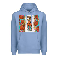 Colony Blue basketball mom Premium Hoodie - LillyAllenDesigns