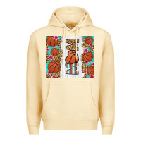 Pina Colada basketball mom Premium Hoodie - LillyAllenDesigns