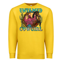 Lemon untamed cowgirl Premium Sweatshirt - NancyCooperArtShop