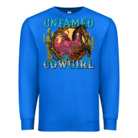 True Royal untamed cowgirl Premium Sweatshirt - NancyCooperArtShop