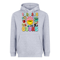 Heather Grey 100 days in the books Heavyweight Hoodie - MaliasSmallBusiness