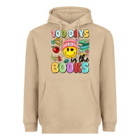 Mushroom 100 days in the books Heavyweight Hoodie - MaliasSmallBusiness