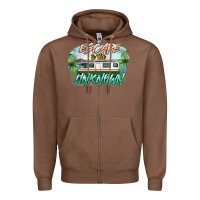 Chestnut escape to the unknown Zipper Hoodie - NancyCooperArtShop