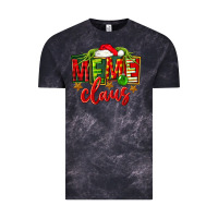 Cloud Black Christmas meme claus Vintage Tee - FaDigitalArtStudio