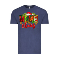 Vintage Denim Christmas meme claus Vintage Tee - FaDigitalArtStudio