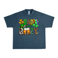 Midnight Navy Bad and boozy st. patricks day Urban Heavy Tee - Neo Western