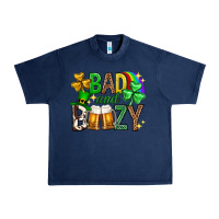Navy Bad and boozy st. patricks day Urban Heavy Tee - Neo Western