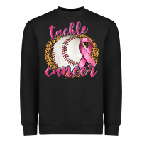Black Tackle Cancer Baseball Heavyweight Sweatshirt - texasbilliewilder