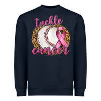 Navy Tackle Cancer Baseball Heavyweight Sweatshirt - texasbilliewilder