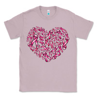 Lilac breast cancer ribbon heart Classic Tee - AdoDesignShop