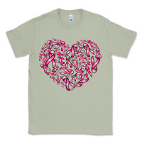 Matcha breast cancer ribbon heart Classic Tee - AdoDesignShop