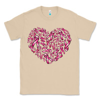 Mushroom breast cancer ribbon heart Classic Tee - AdoDesignShop