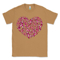 Toasted Coconut breast cancer ribbon heart Classic Tee - AdoDesignShop