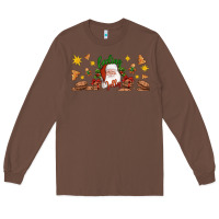 Chestnut Christmas feeling jolly santa Long Sleeve Tee - Artiststas
