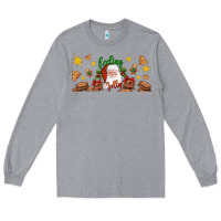 Heather Grey Christmas feeling jolly santa Long Sleeve Tee - Artiststas