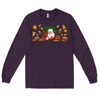 Plum Christmas feeling jolly santa Long Sleeve Tee - Artiststas