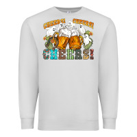 Dove Grey western cheers with ghosts Premium Sweatshirt - NancyCooperArtShop