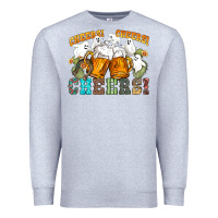 Heather Grey western cheers with ghosts Premium Sweatshirt - NancyCooperArtShop