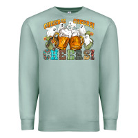 Seafoam western cheers with ghosts Premium Sweatshirt - NancyCooperArtShop