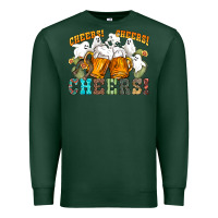 Western Cheers With Ghosts Premium Sweatshirt | Teevron