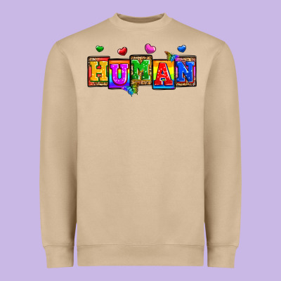 Pride Human Heavyweight Sweatshirt Designed By Zillion Design Studio