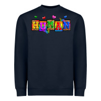 Navy pride human Heavyweight Sweatshirt - Zillion Design Studio
