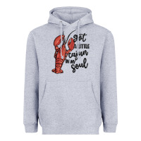 Heather Grey got a little cajun in my soul Heavyweight Hoodie - MaliasSmallBusiness