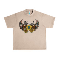 French Oak blessed mom Urban Heavy Tee - SublimationCraftShop