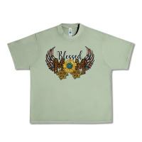 Oil Green blessed mom Urban Heavy Tee - SublimationCraftShop