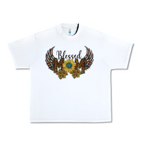White blessed mom Urban Heavy Tee - SublimationCraftShop