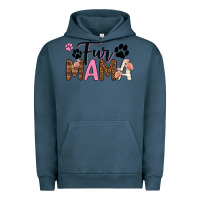 Pigment Midnight Navy fur mama Urban Hoodie - texasbilliewilder