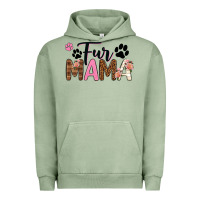 Pigment Oil Green fur mama Urban Hoodie - texasbilliewilder