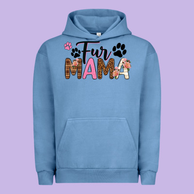 Fur Mama Urban Hoodie Designed By Texasbilliewilder