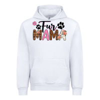 White fur mama Urban Hoodie - texasbilliewilder