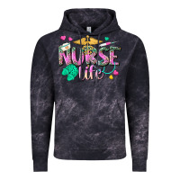 Cloud Black nurse life Vintage Hoodie - texasbilliewilder