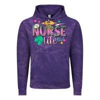 Cloud Purple nurse life Vintage Hoodie - texasbilliewilder