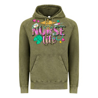 Vintage Olive nurse life Vintage Hoodie - texasbilliewilder