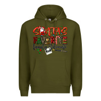 Army Green santa's favorite family advocate Premium Hoodie - LillyAllenDesigns