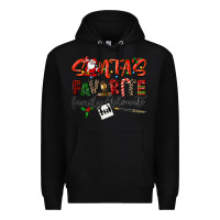 Black santa's favorite family advocate Premium Hoodie - LillyAllenDesigns