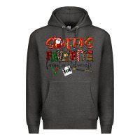 Charcoal Heather santa's favorite family advocate Premium Hoodie - LillyAllenDesigns