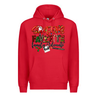 Red santa's favorite family advocate Premium Hoodie - LillyAllenDesigns