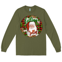 Army Green Christmas feeling jolly santa Long Sleeve Tee - Artiststas