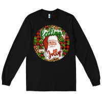 Black Christmas feeling jolly santa Long Sleeve Tee - Artiststas