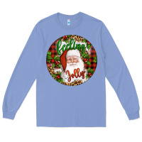 Colony Blue Christmas feeling jolly santa Long Sleeve Tee - Artiststas